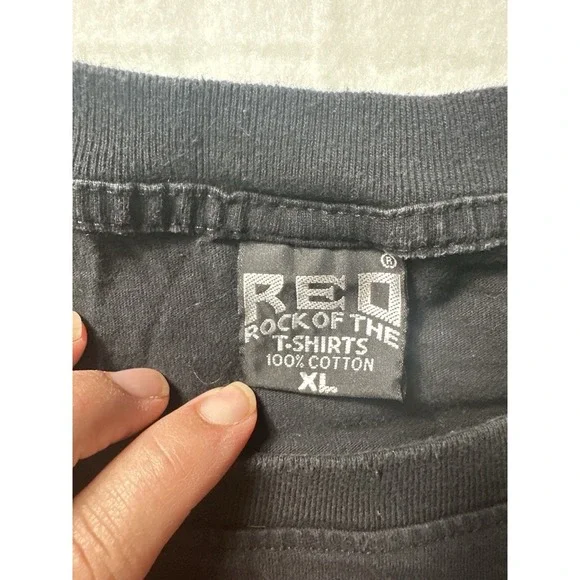 Kiss T-Shirt Xl Black Vintage Rock Of The T Band Graphic Tee 90s Rock Metal - Picture 6 of 6